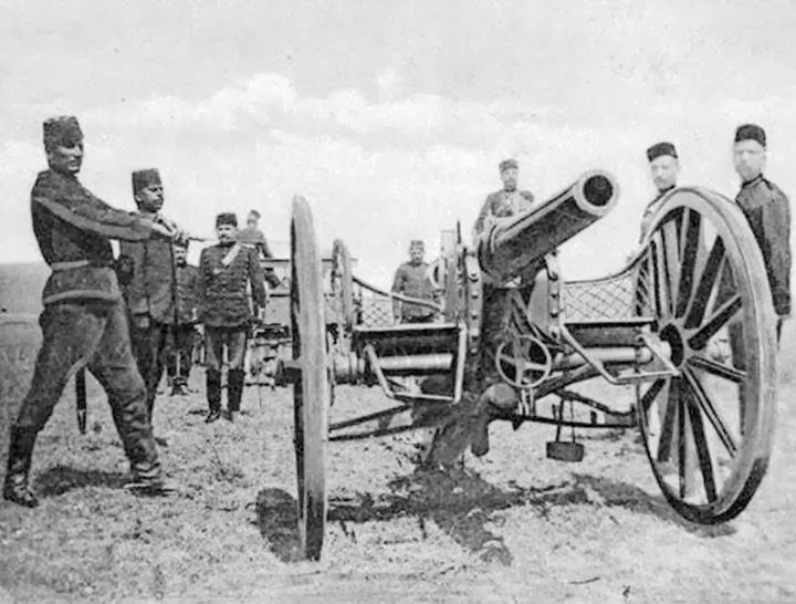 Türkische Artillerie